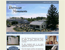 Tablet Screenshot of barnicoatmonuments.com